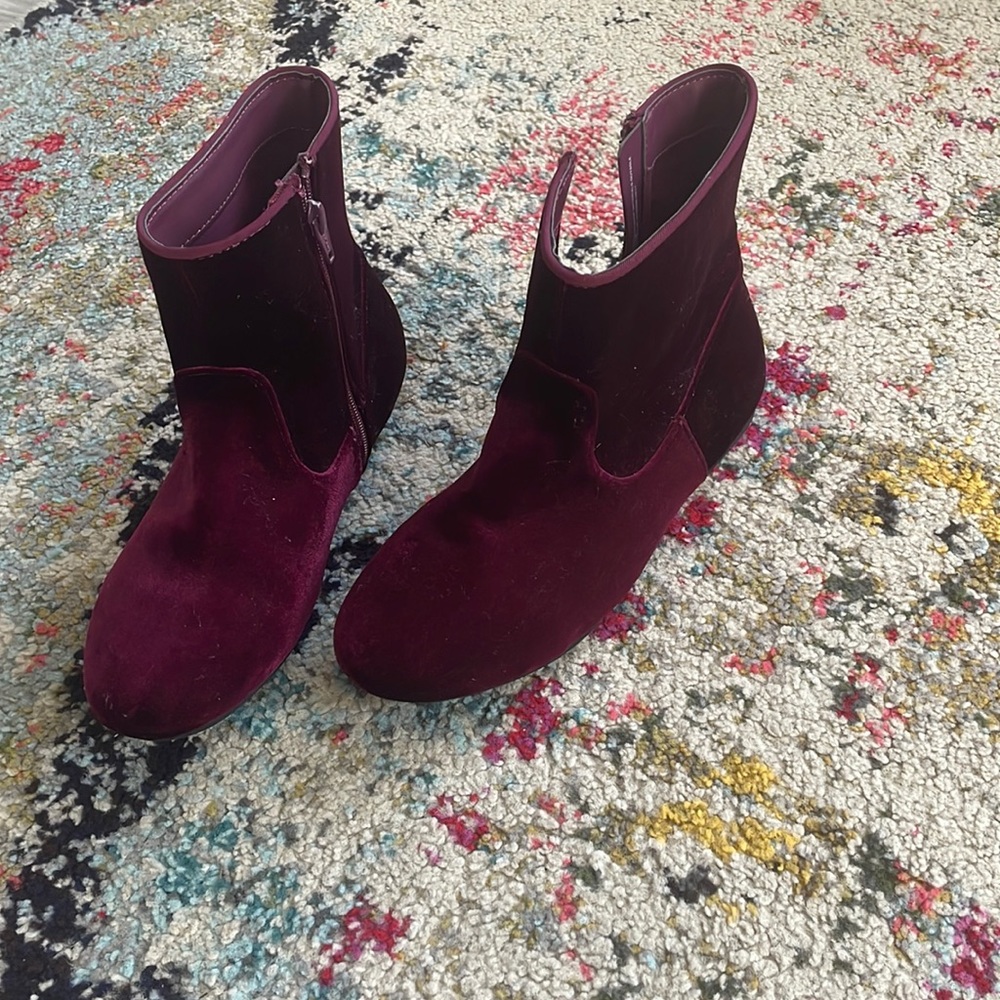 Velvet Booties